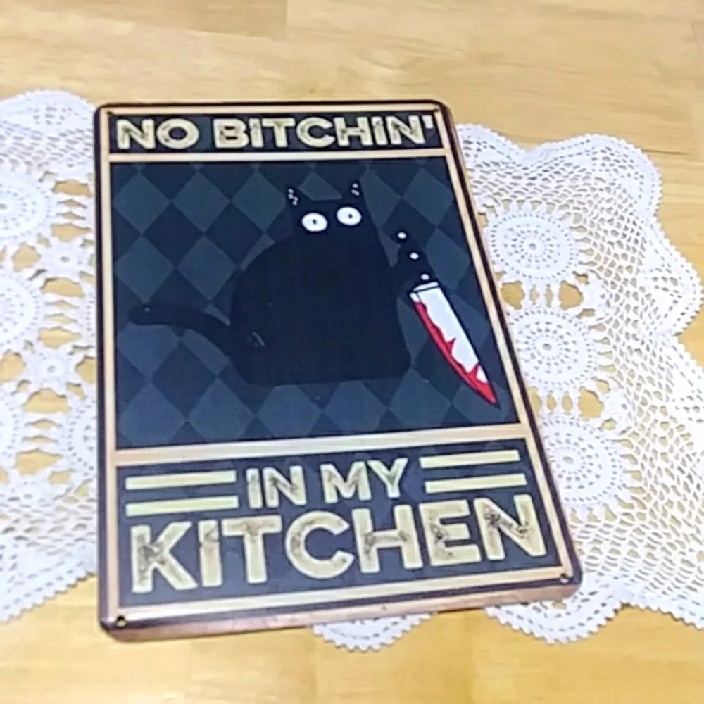 Distressed, vintage look -  Kitchen wall art